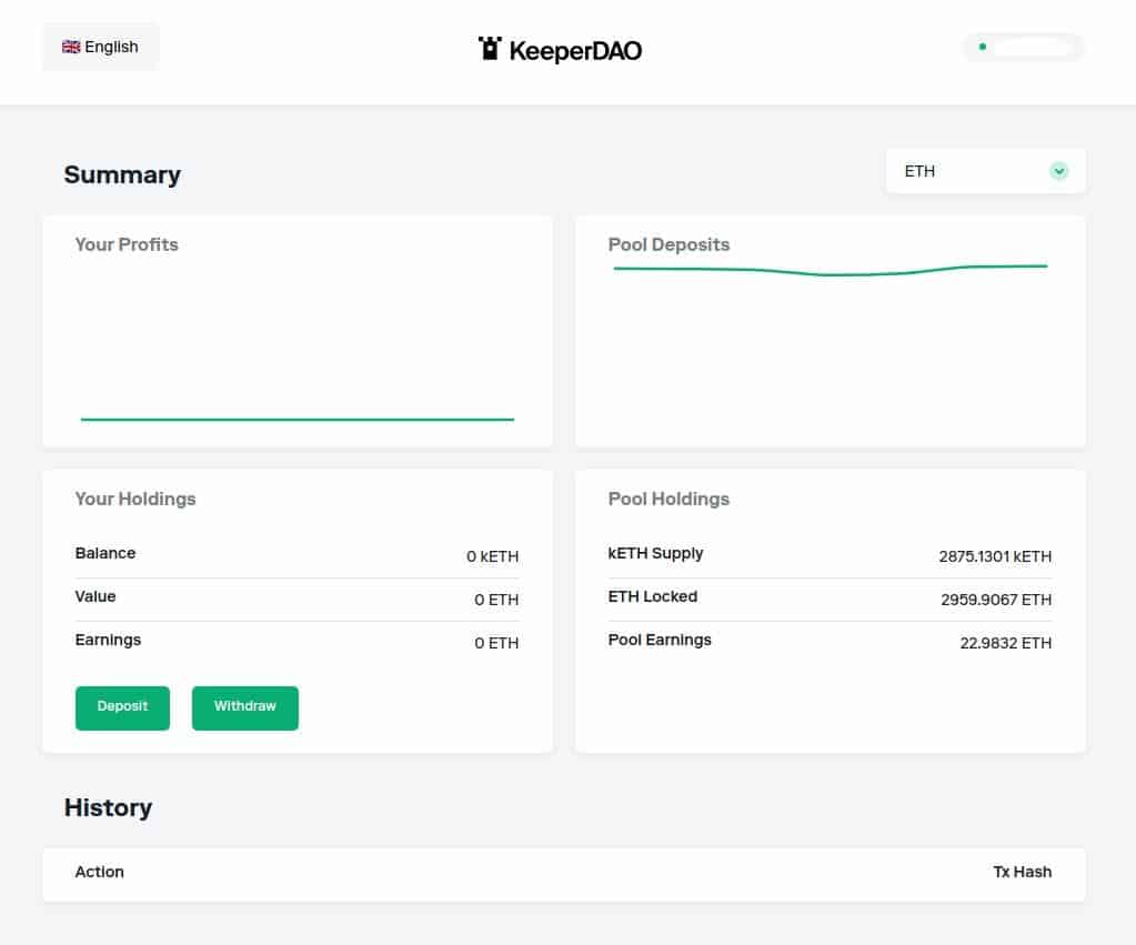 KeeperDAO App