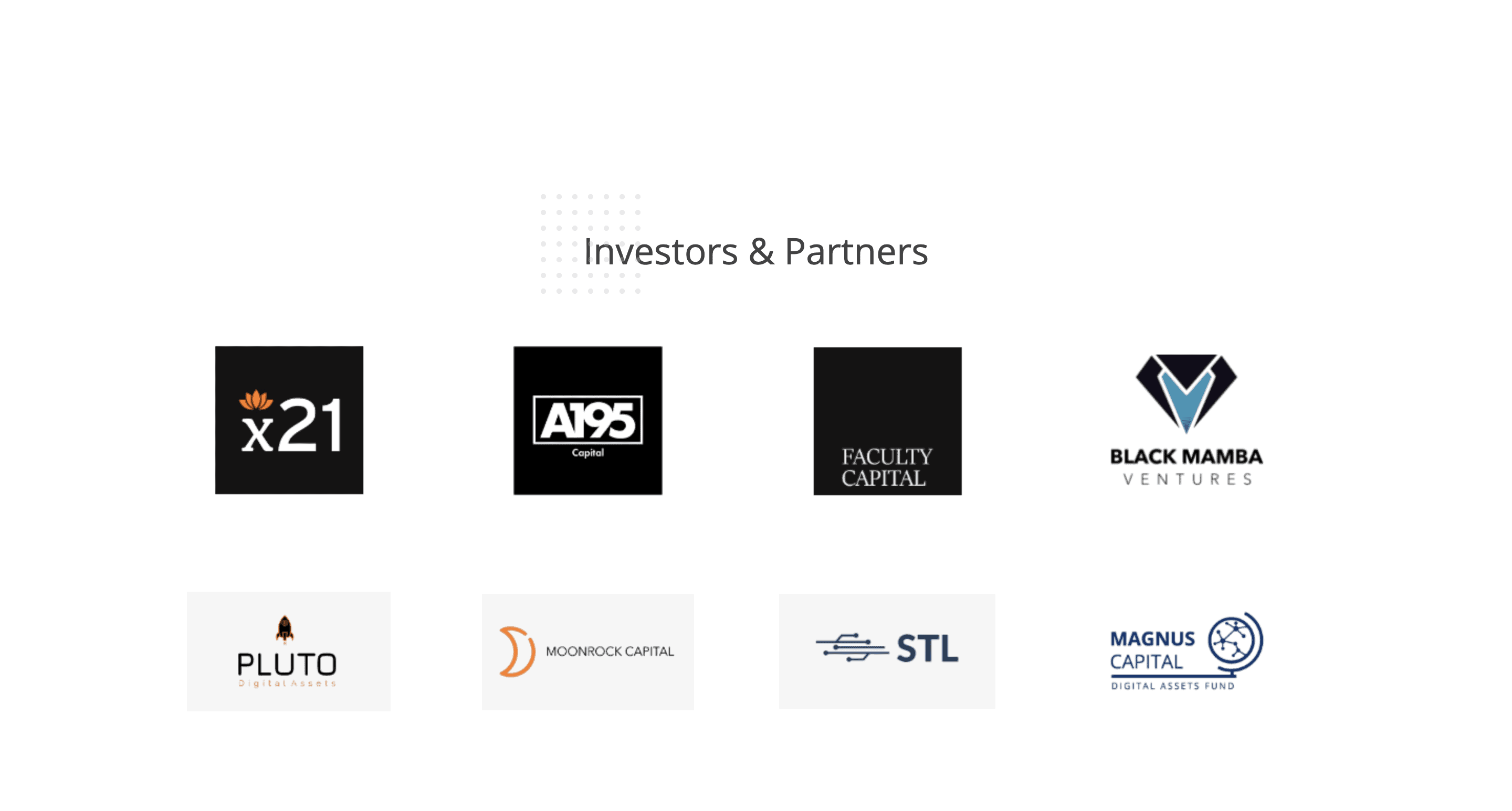 Vortex DeFi Investors and Partners
