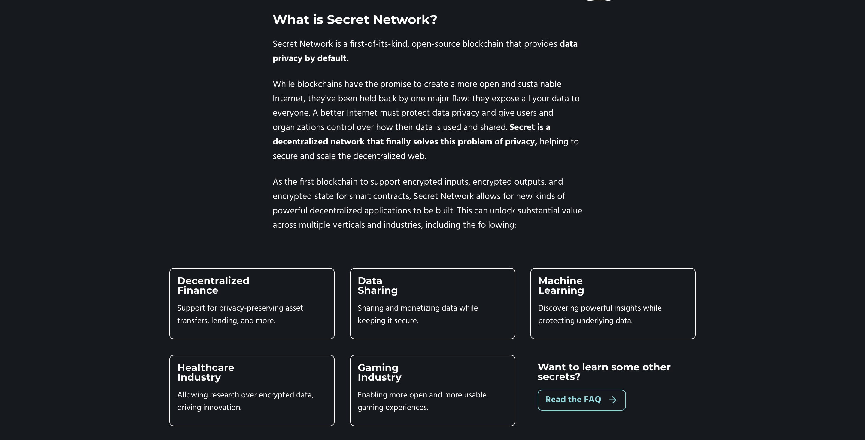 Secret Network About