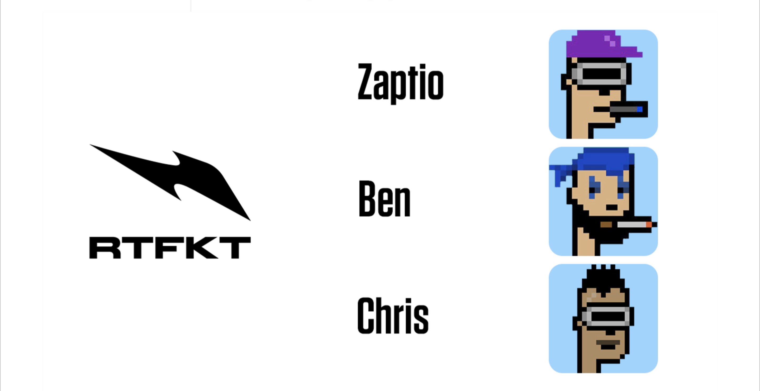 RTFKT Studios Team