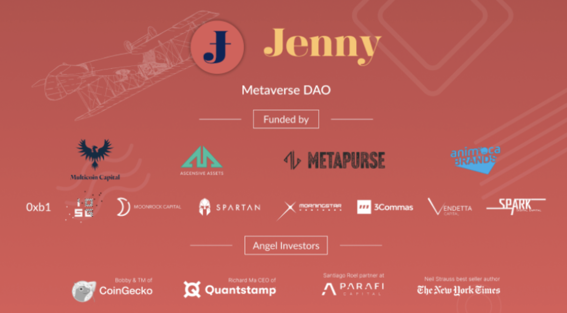 Jenny Metaverse Partners and Investors