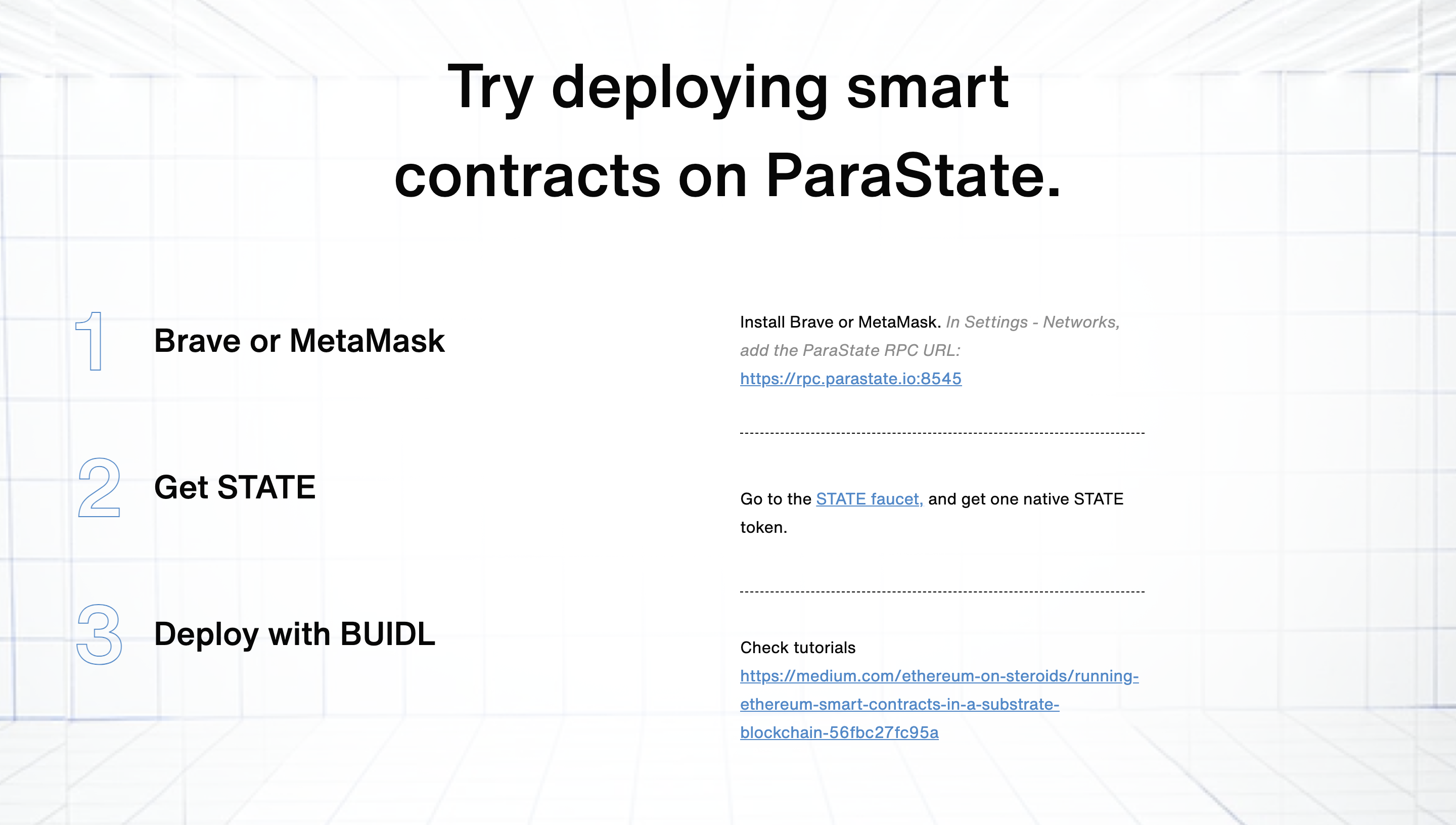 ParaState How It Works