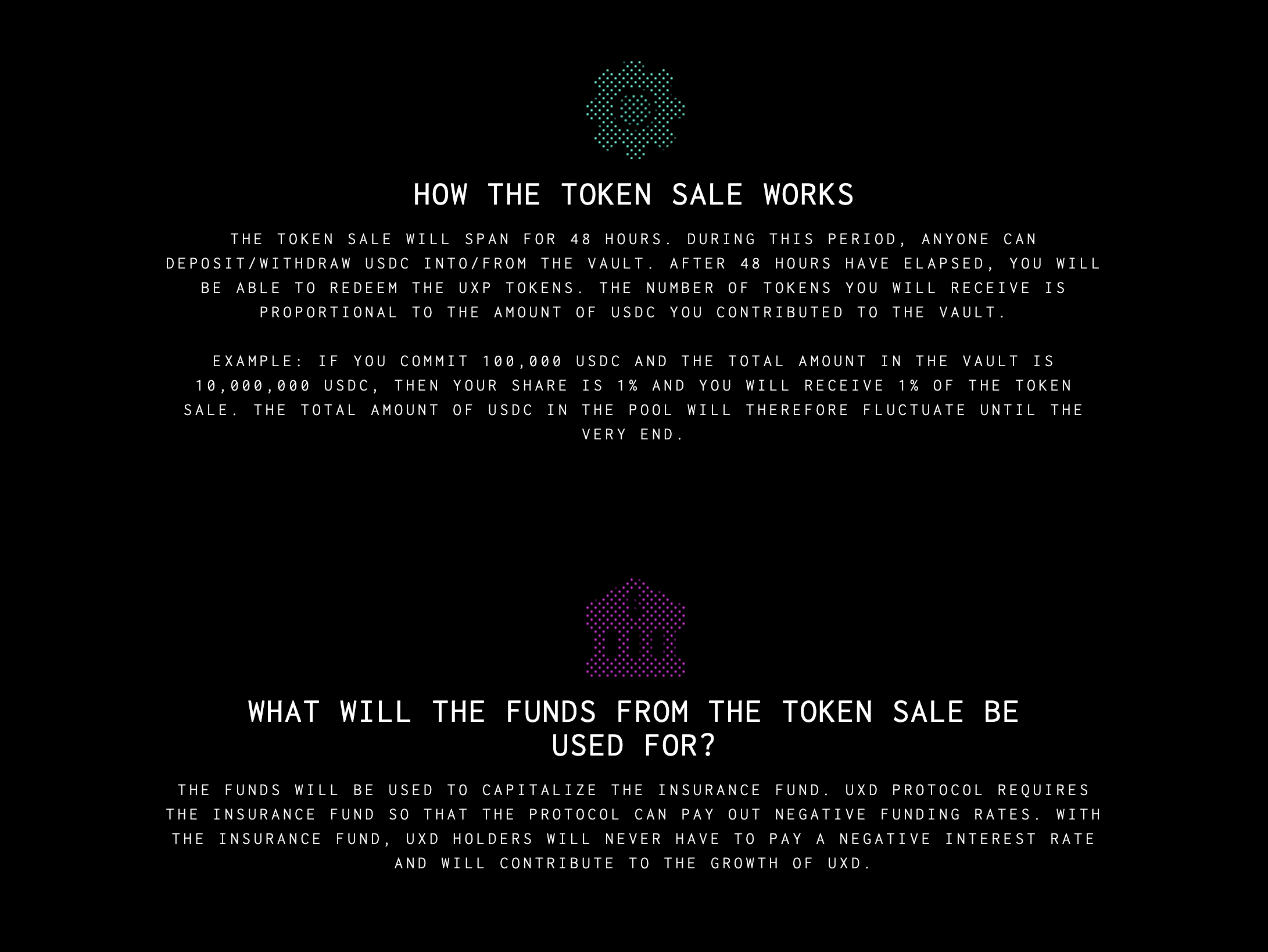 UXD Protocol Sale Info