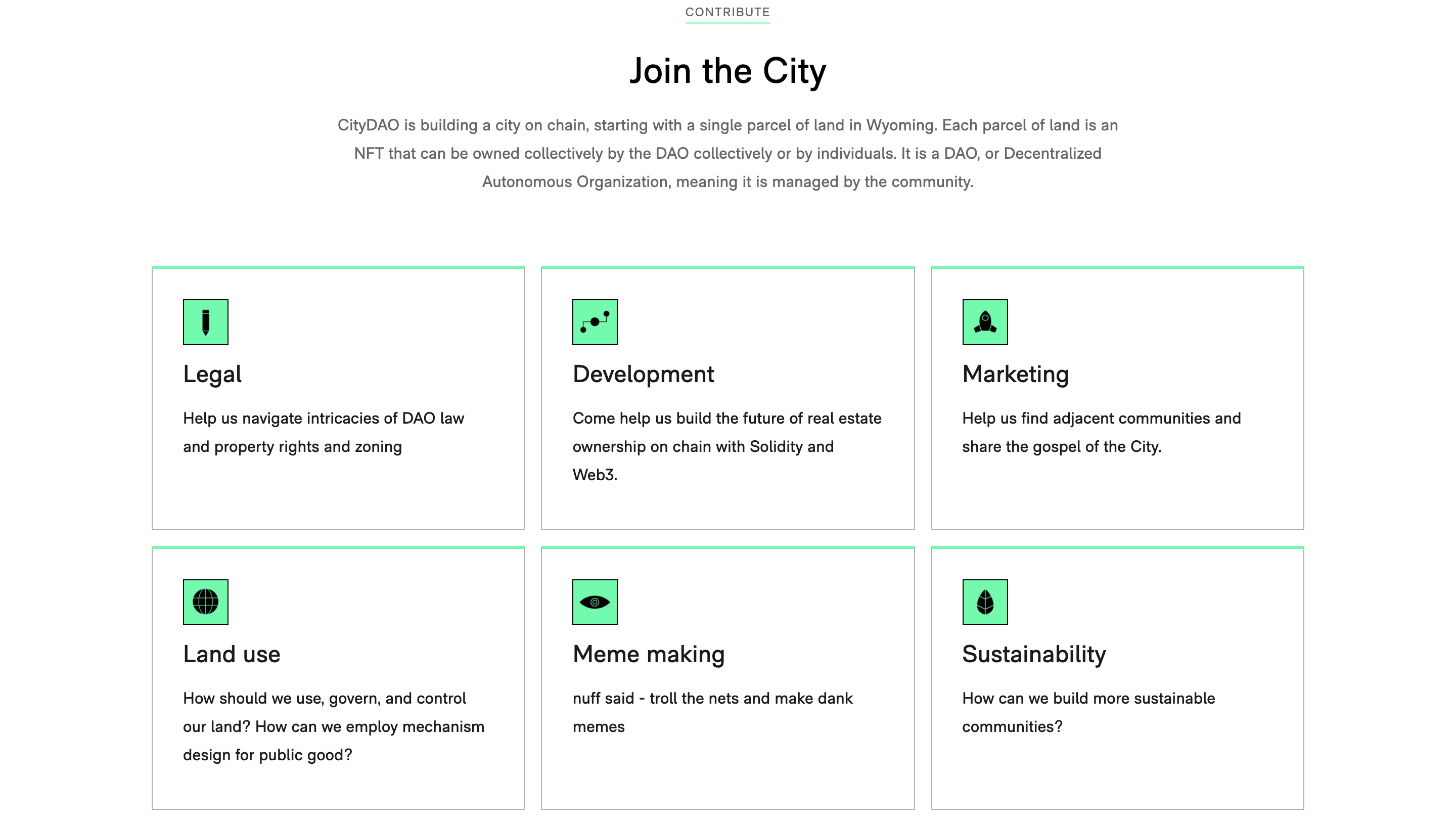 CityDAO Info