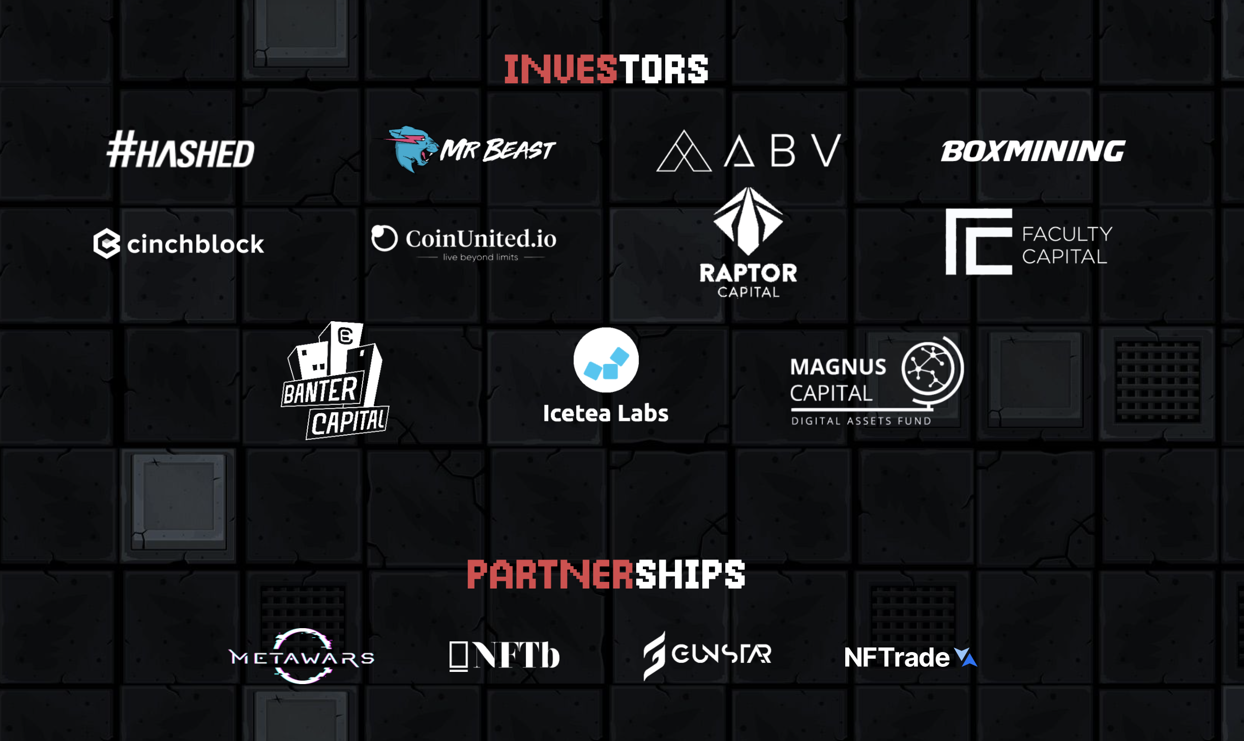 MetaGods Investors and Partners