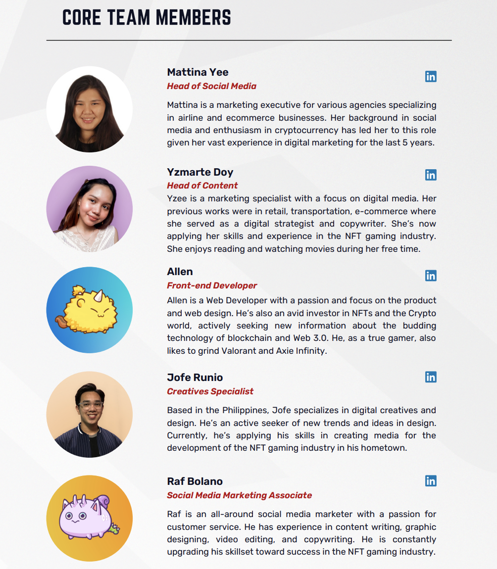 Astra Guild Ventures Team