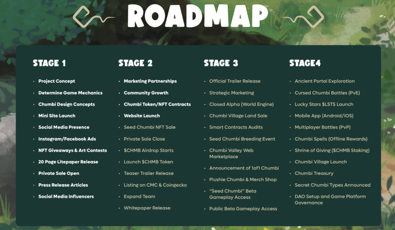 Chumbi Valley Roadmap