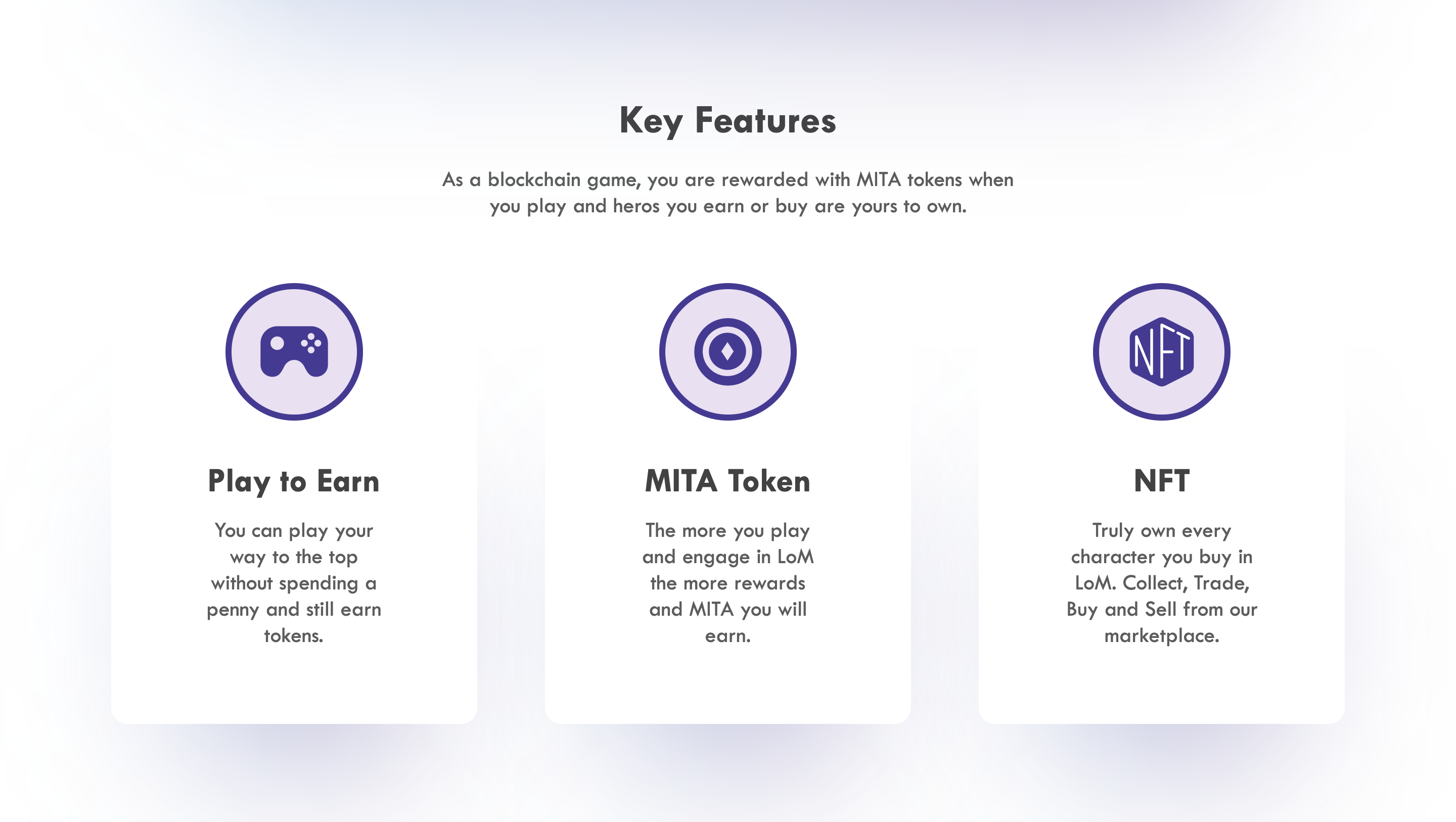 Legends of Mitra Features