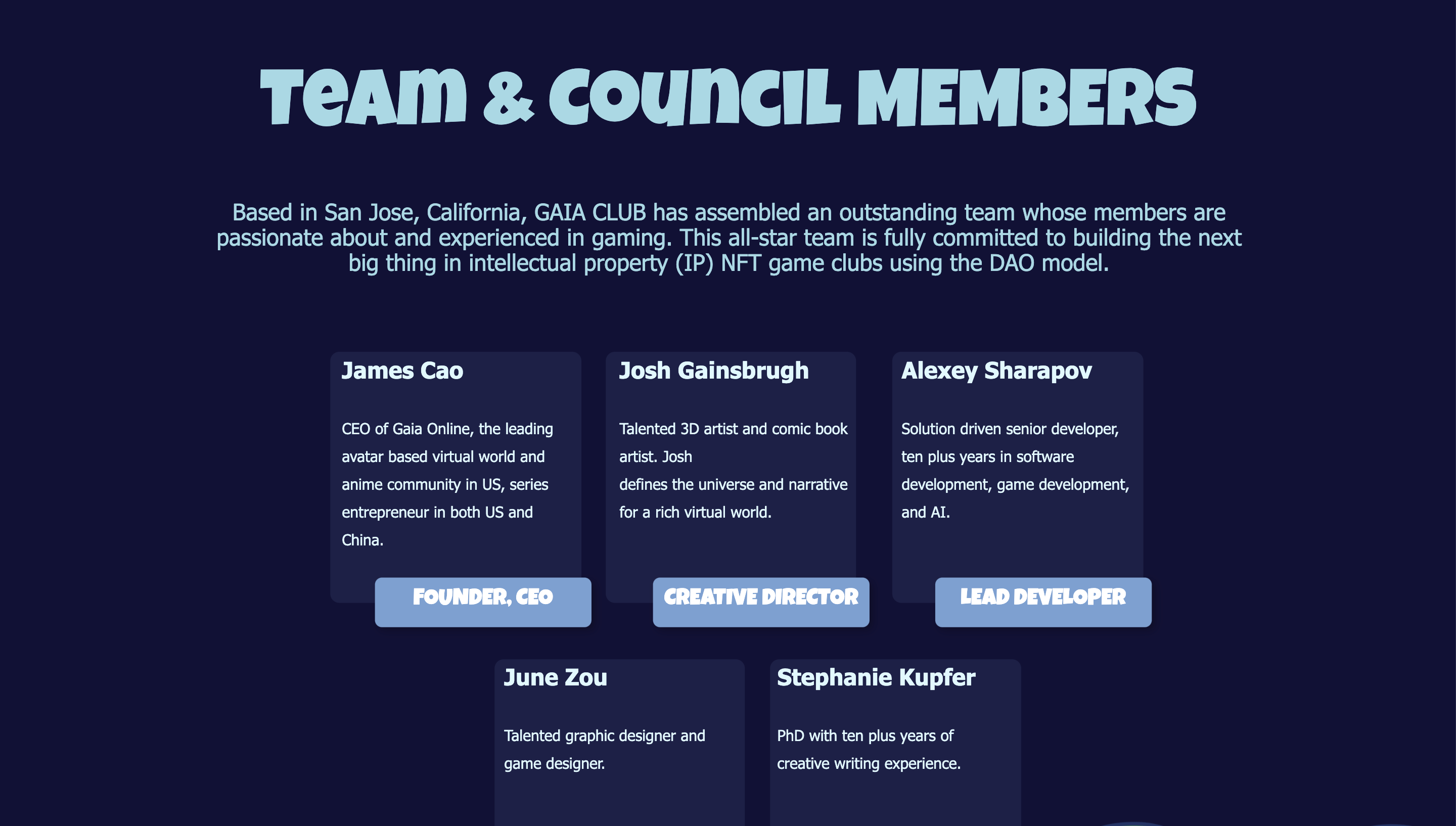 ​​Monster Galaxy Team