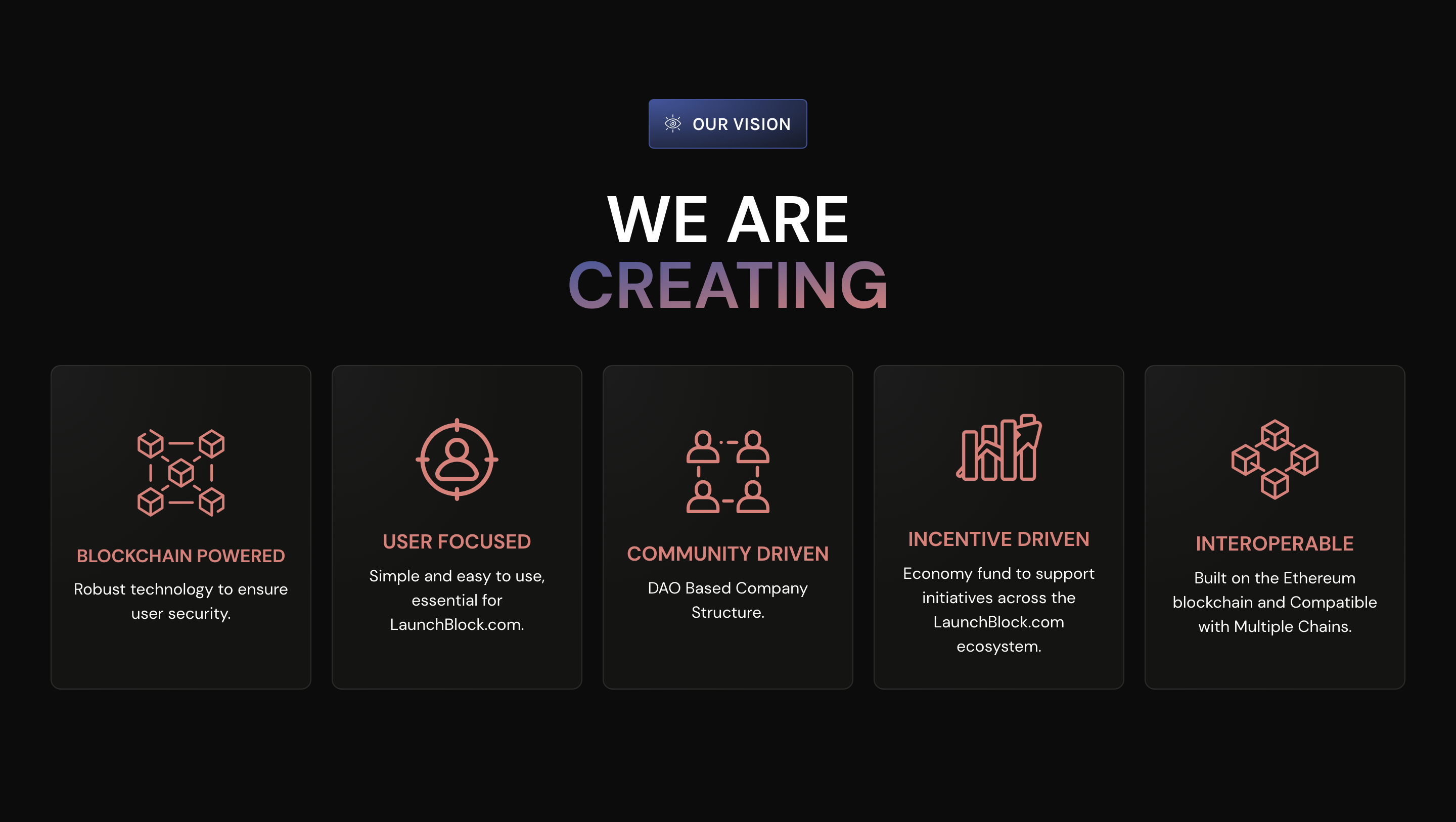 Launchblock.com Vision