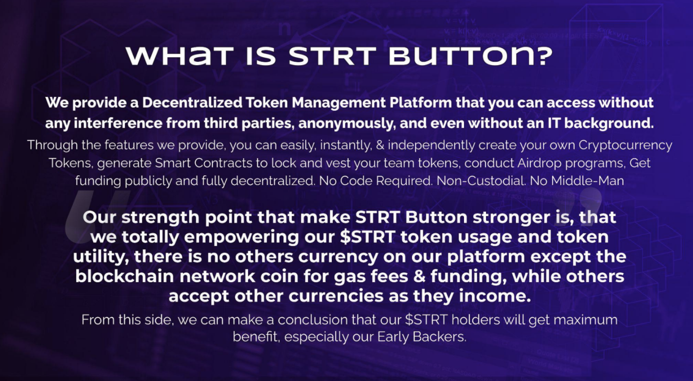 STRT Button About