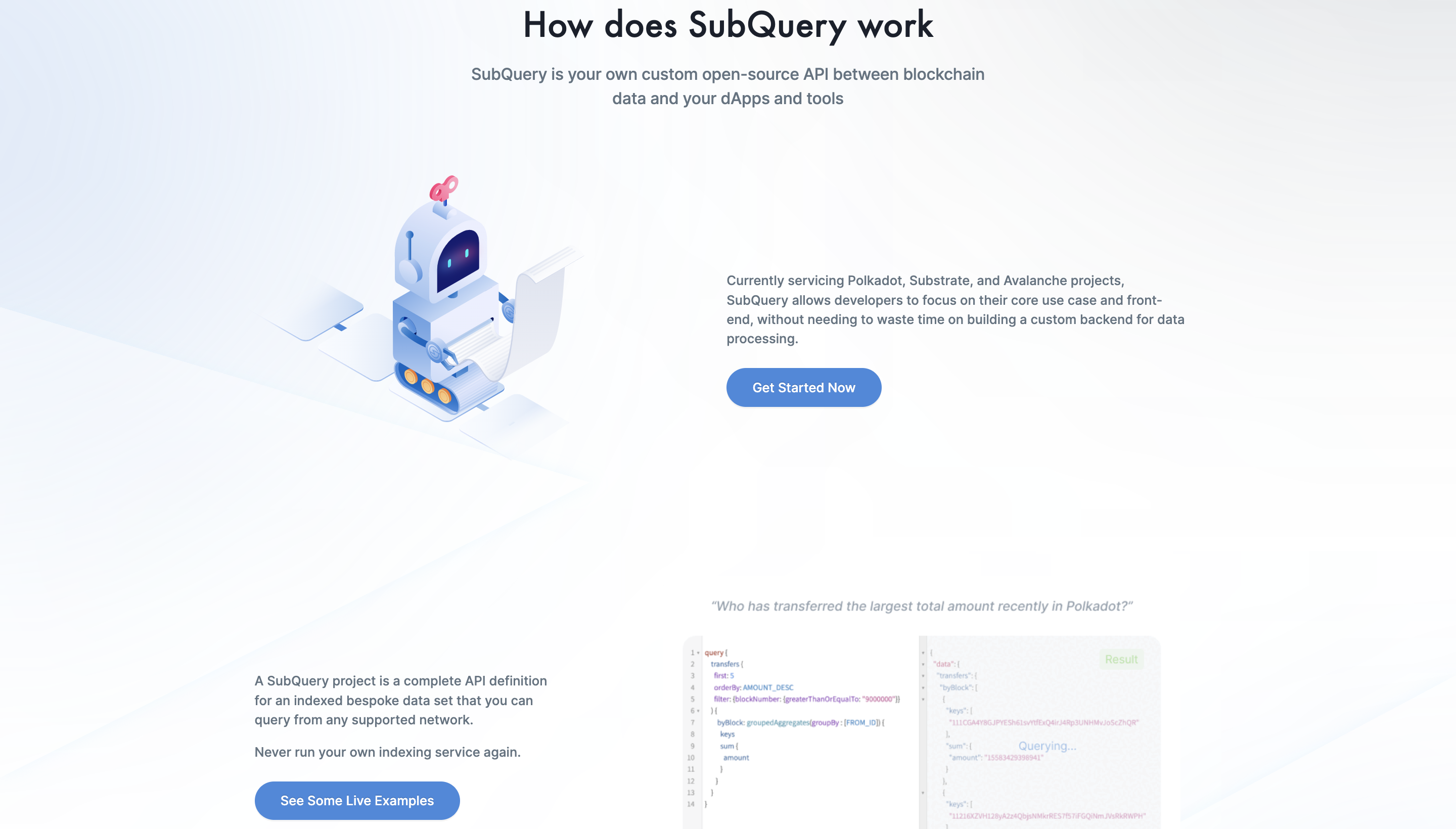 SubQuery Network How It Works