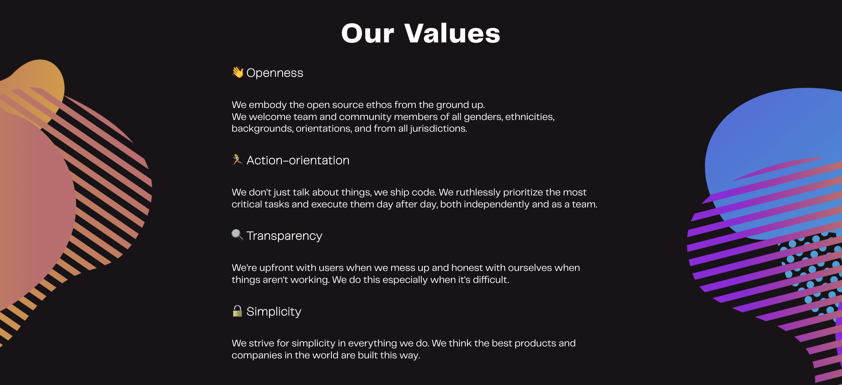 Connext Values