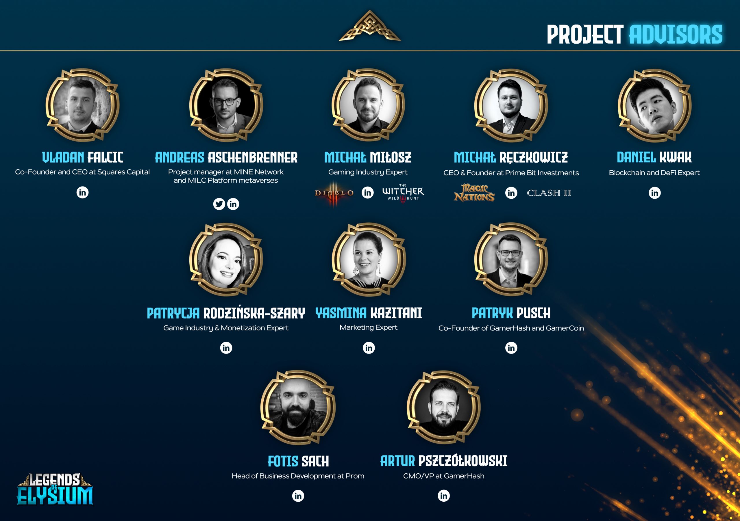 Legends of Elysium Advisors