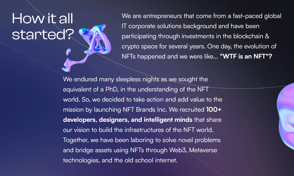 NFT Brands About