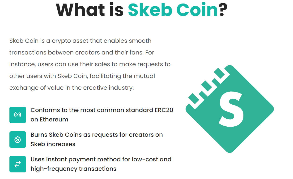 Skeb Coin Info