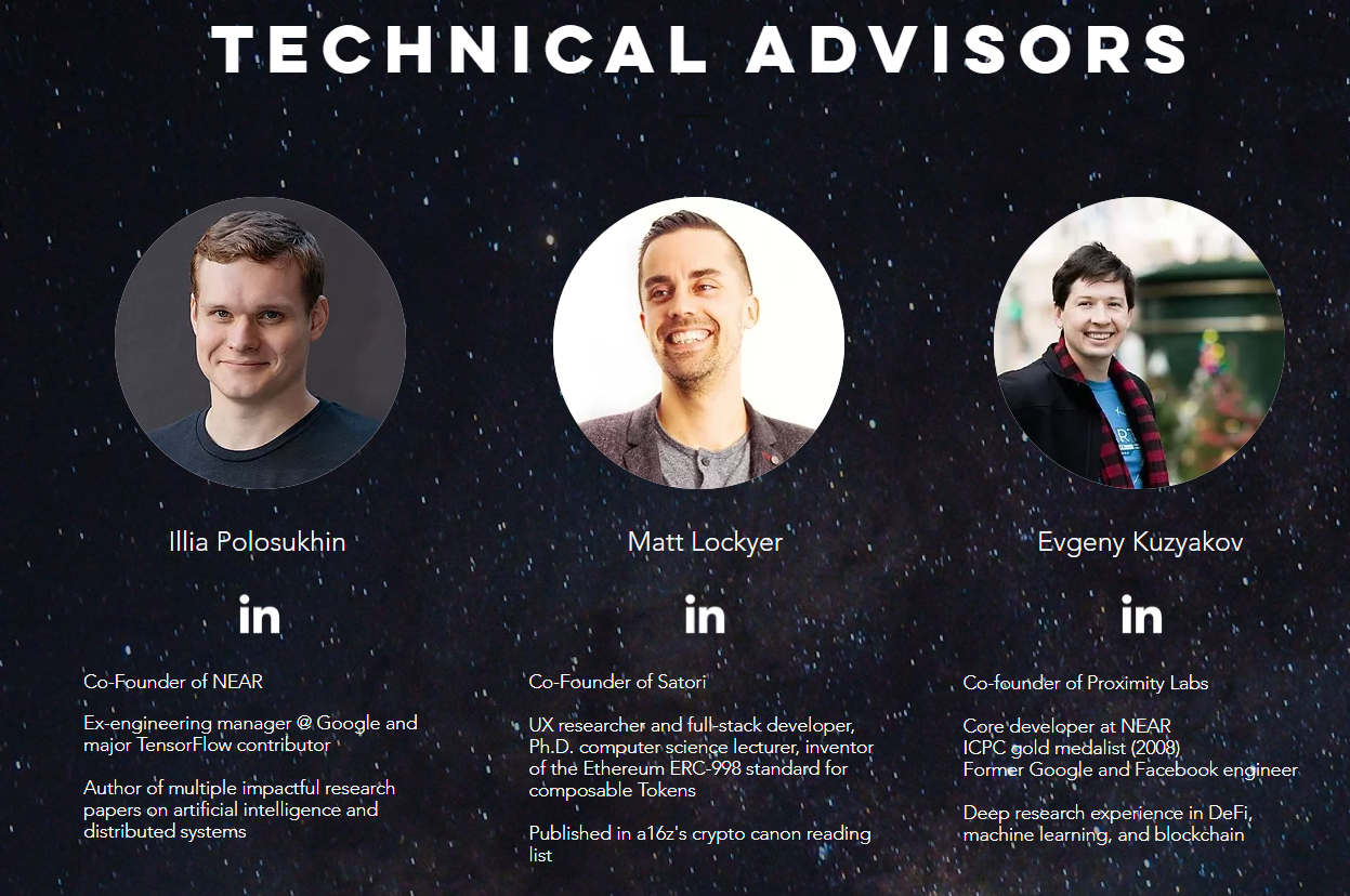 MetaWeb Ventures Technical Advisors
