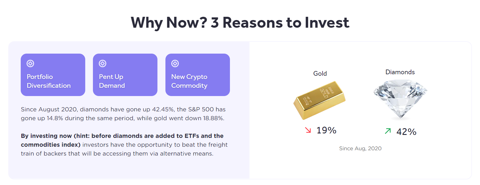 Diamond Standard Info
