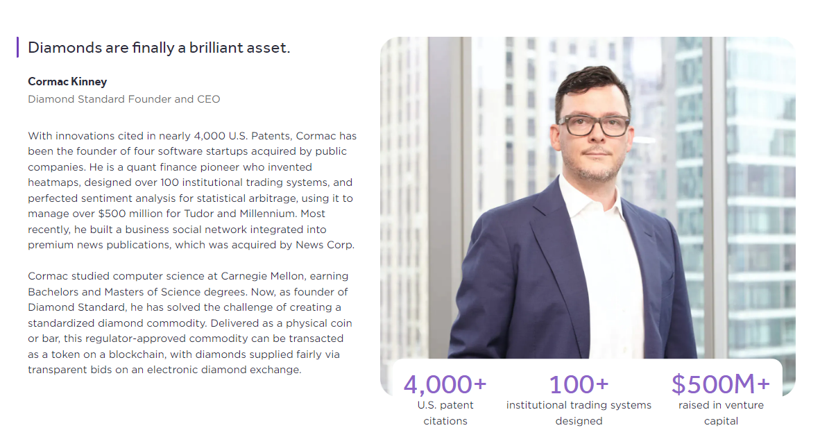 Diamond Standard Founder