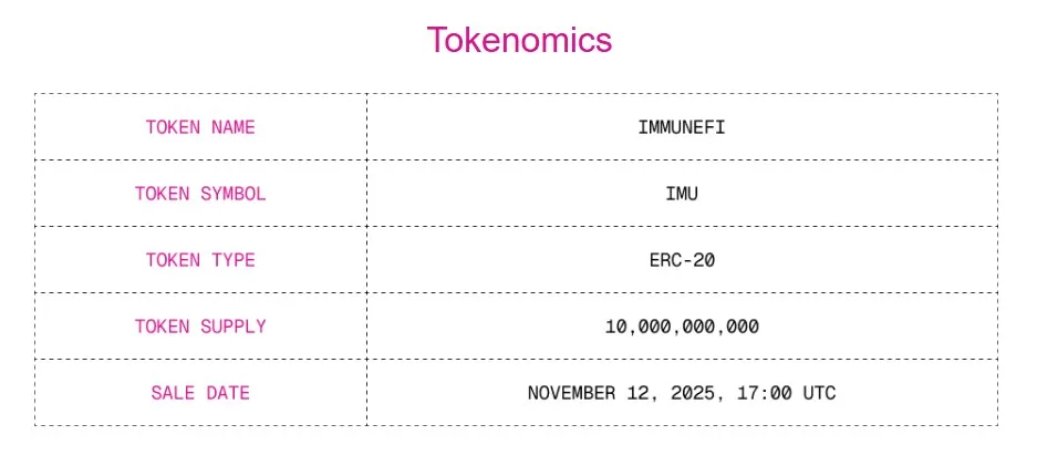 Immunеfi Tokenomics