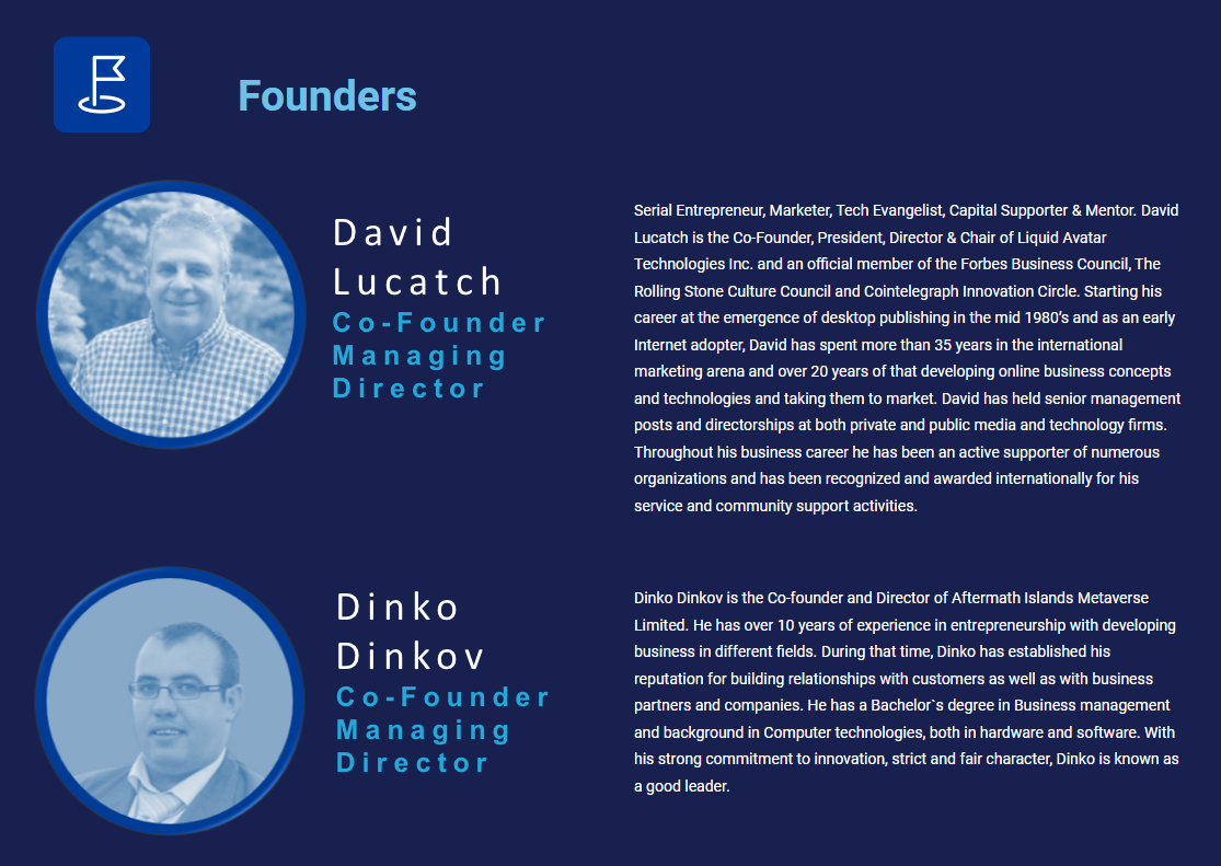 Aftermath Islands Founders