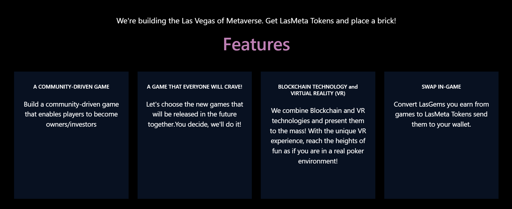 LasMeta Features