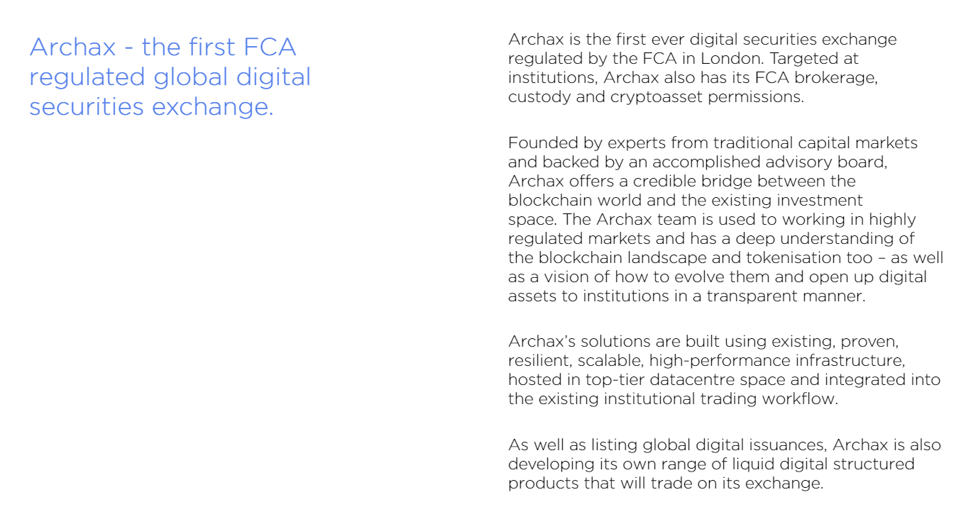 Archax Info