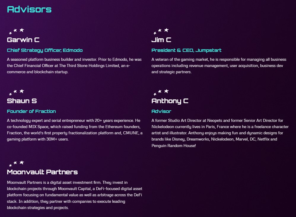 Neopets Metaverse Advisors