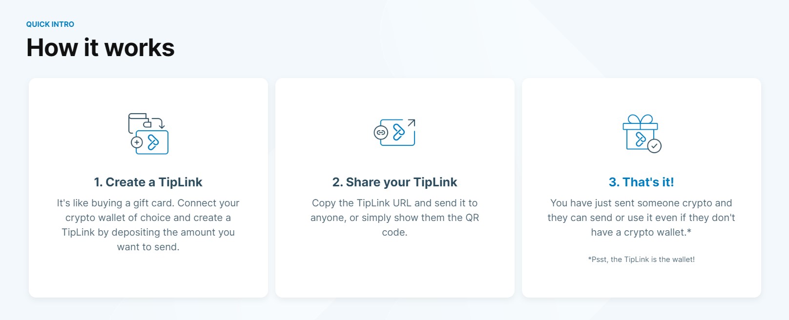 TipLink How It Works
