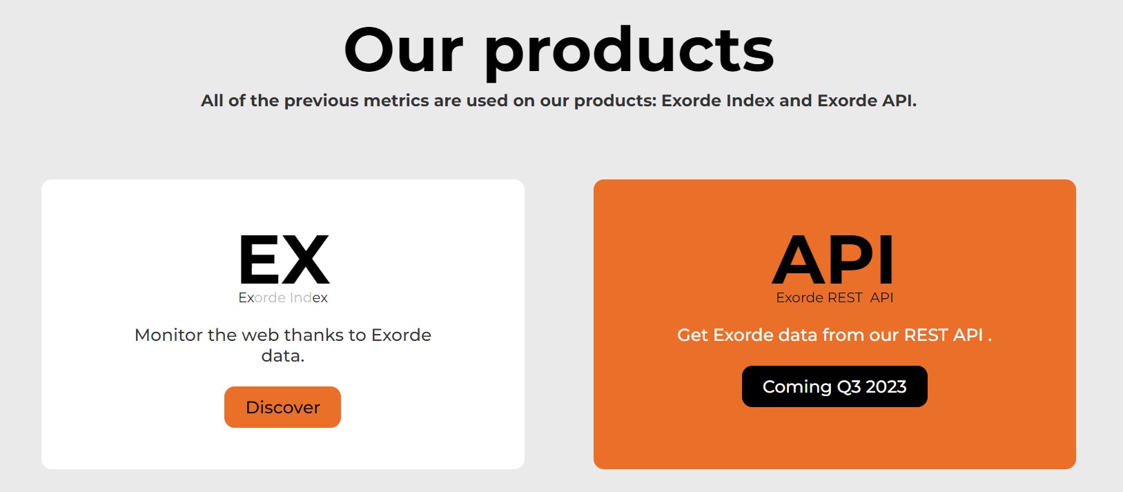 Exorde Products