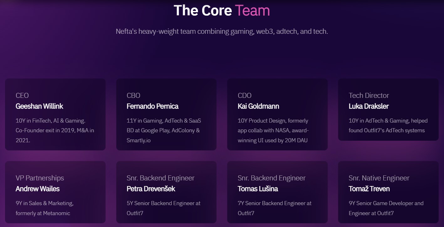 Nefta Core Team