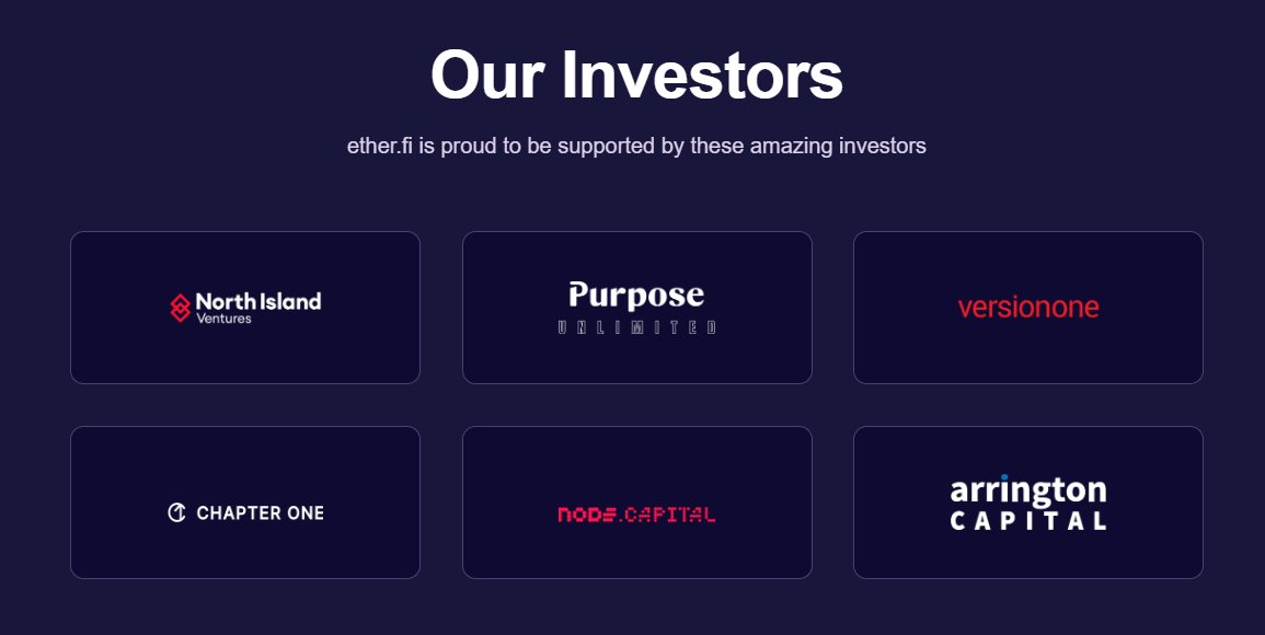 ether.fi Investors