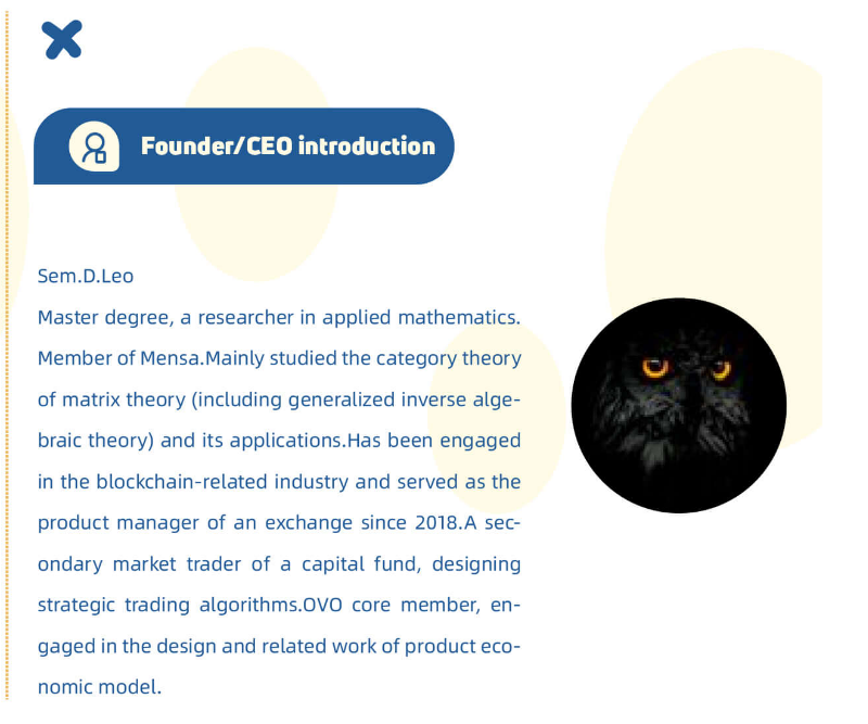 OVO NFT Platform CEO
