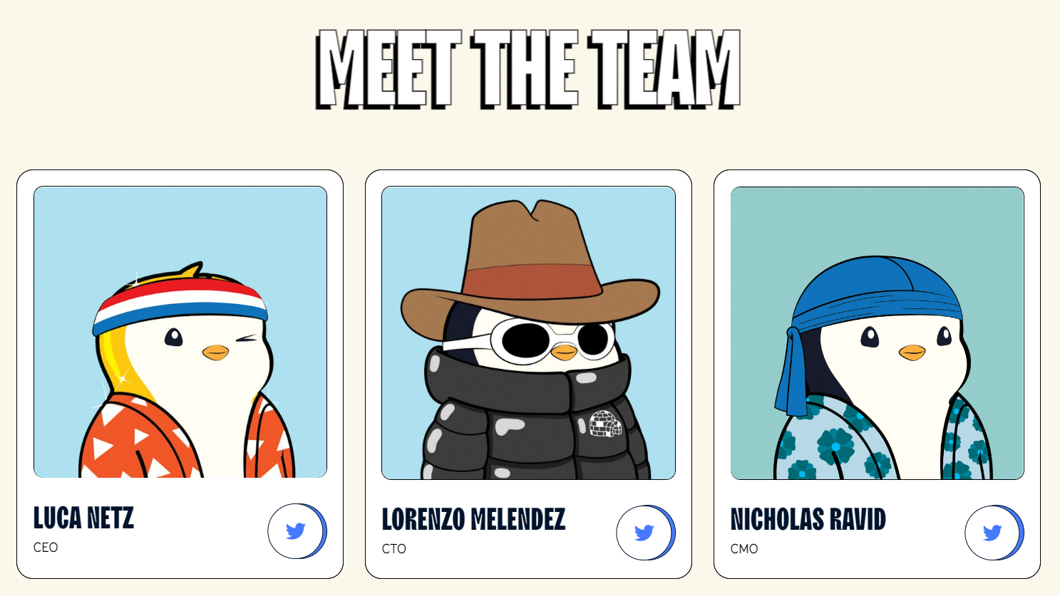 Pudgy Penguins Team 1