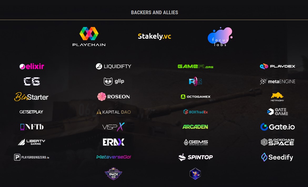 War Legends Backers & Allies