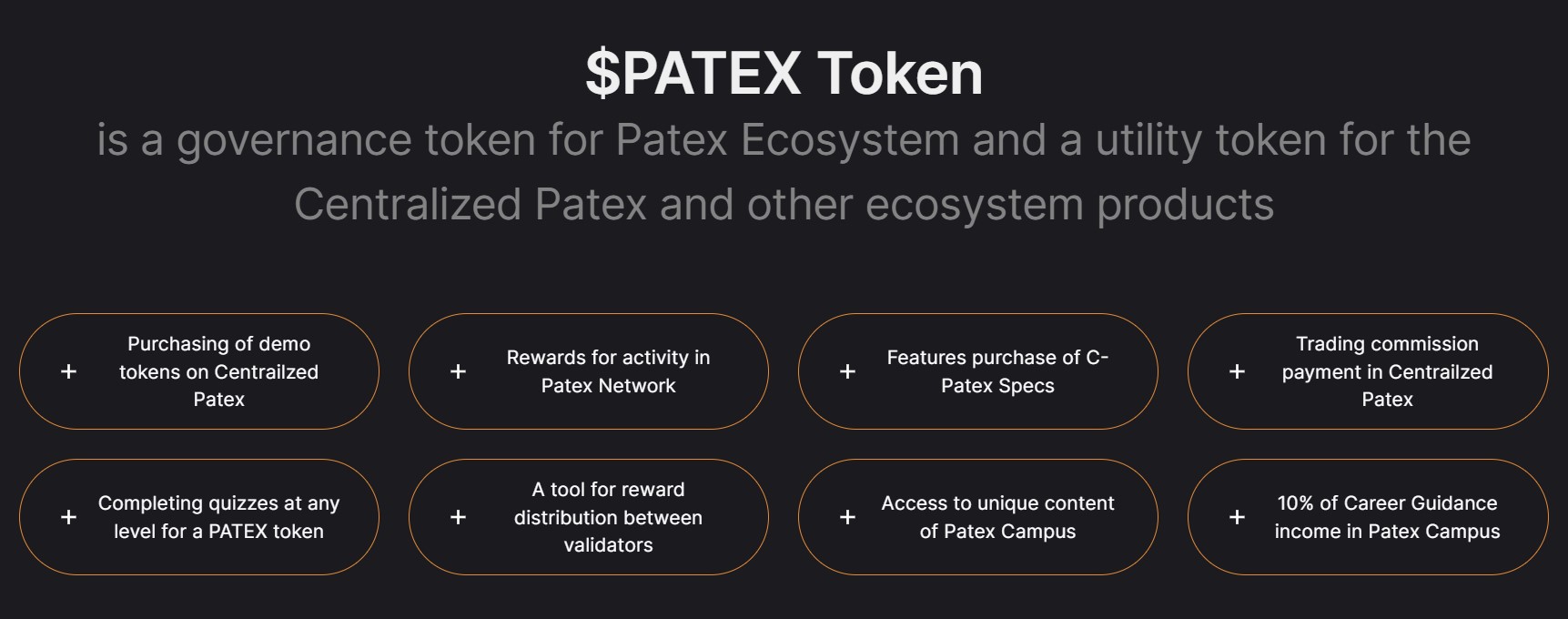 Patex Token Info