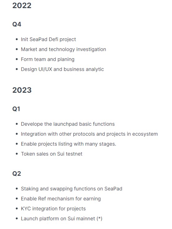 SeaPad Roadmap 1