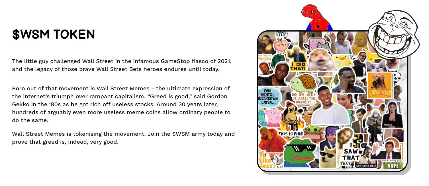 Wall Street Memes Info