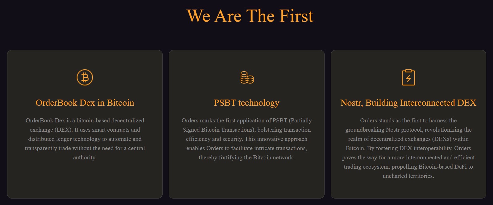 Orders.Exchange Info