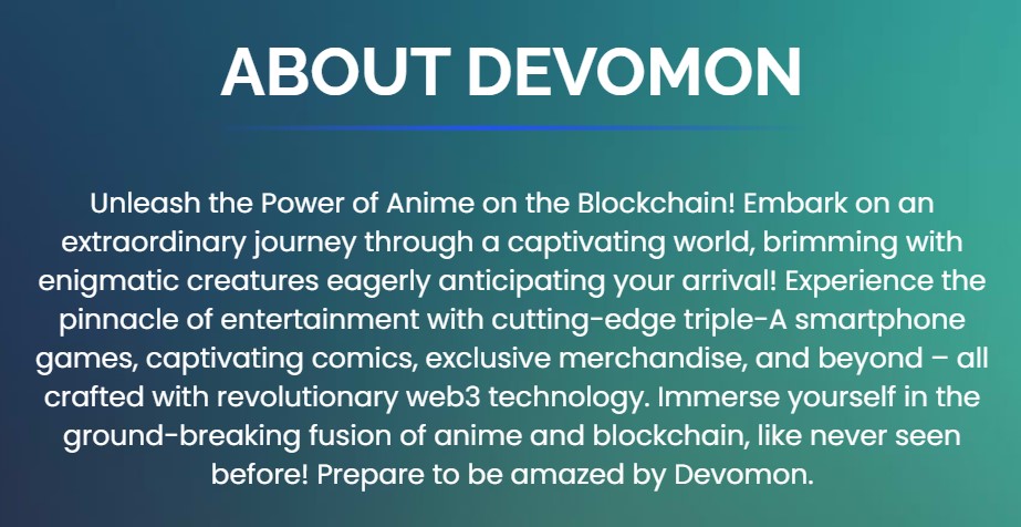 Devomon About