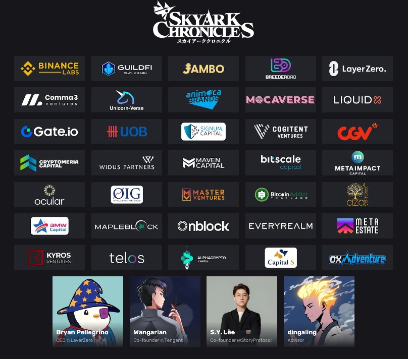 SkyArk Chronicles Investors & Partners