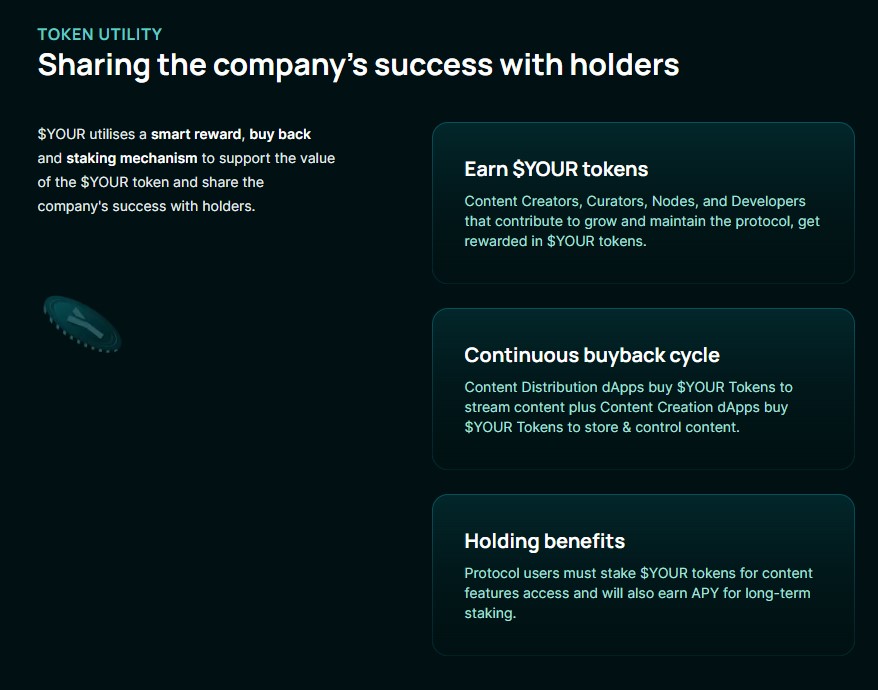 YOUR Protocol Token Utility