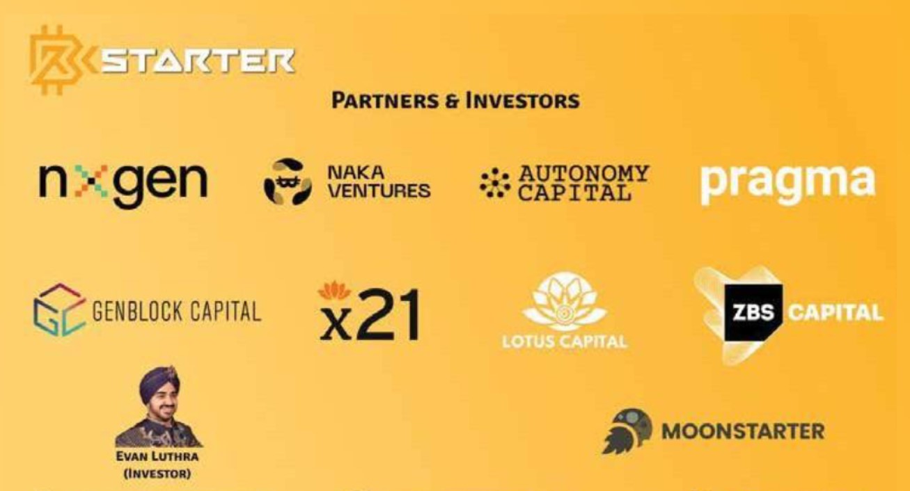 BRCStarter Backers & Partners