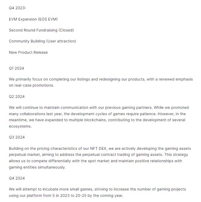 EZswap Protocol Roadmap 2
