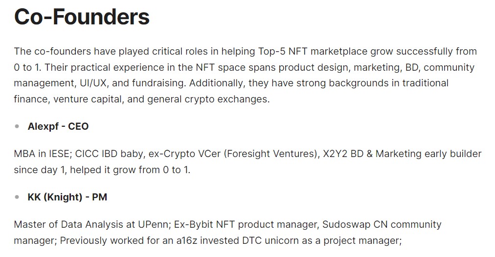 EZswap Protocol Co-Founders