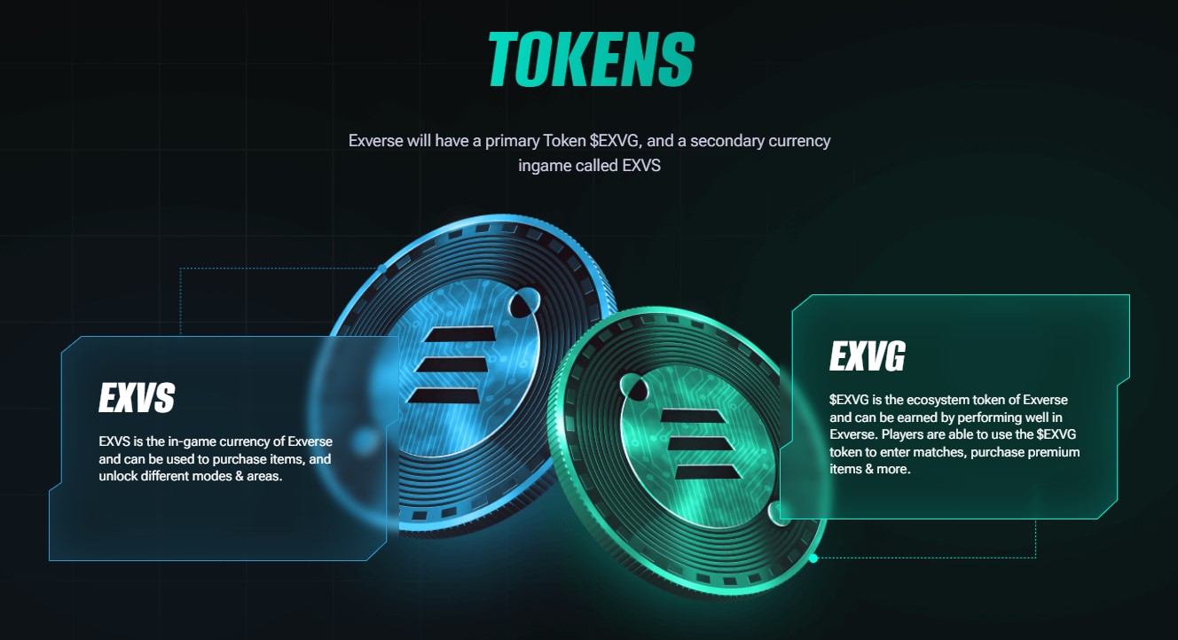 Exverse Tokens