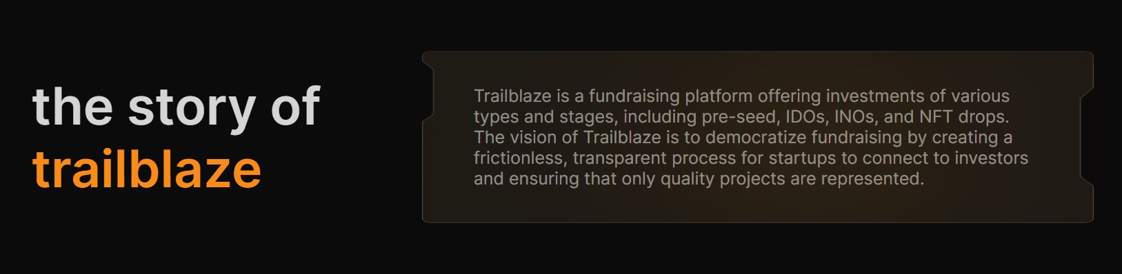 Trailblaze About