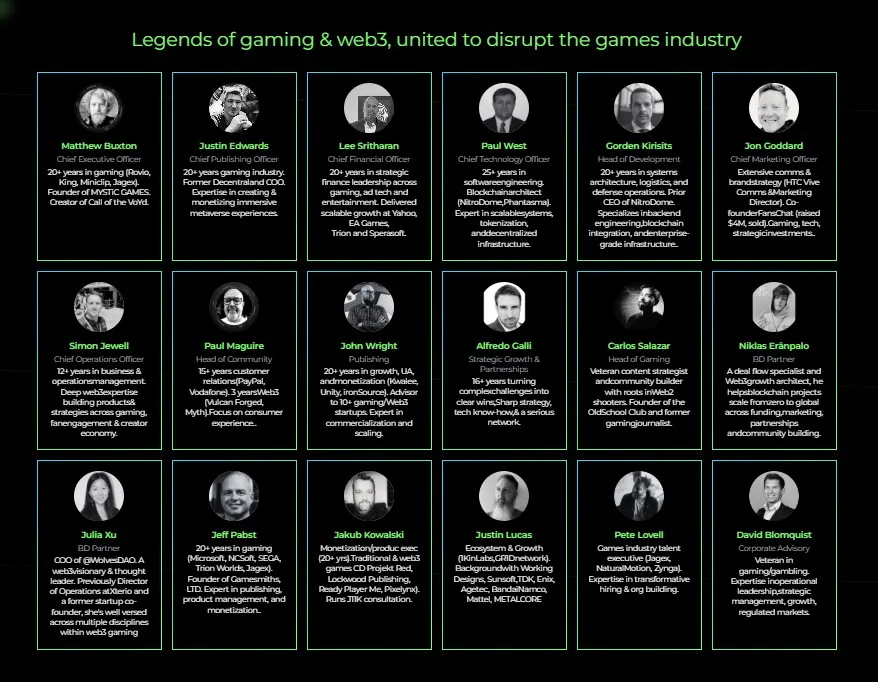 Warp Chain Team & Advisors