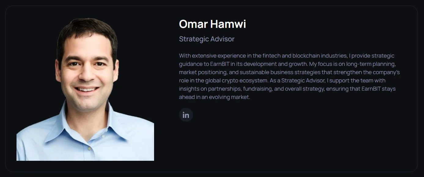 EаrnBIT Strategic Advisor