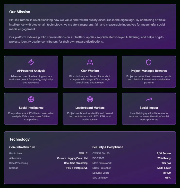 BlaBla Protocol About